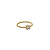 ANEL MINIMAL CUSHION MOISSANITE - Imagem 1