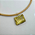 Pingente Baguete Green Gold - Imagem 3