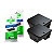 2 Porta Isca Control Box + 2 Pares Peg Rat Light - Imagem 1