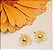 Brinco flor madriperola esfera - Imagem 1