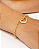 Pulseira Coração Dourado com Zircônia - Imagem 1