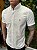 Camisa social manga curta oxford - Imagem 4