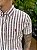 Camisa de linho listrada manga curta - Imagem 3