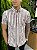 Camisa de linho listrada manga curta - Imagem 2