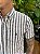 Camisa de linho listrada manga curta - Imagem 3