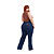 Calça Jeans Feminina Country Desing Moderno Corte Reto Plus Size Tamanho 50 ao 56 - Imagem 5