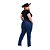 Calça Jeans Feminina Country Desing Moderno Corte Reto Plus Size Tamanho 50 ao 56 - Imagem 7