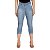 Calça Jeans Cropped Feminina Barra Puída - Imagem 3