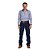 Calça Jeans Country Masculina Estilo Carpinteira Moderna - Imagem 5