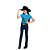 Calça Infantil Feminina Flare Country - Imagem 1