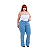 Calça Feminina Jeans Carpinteira Plus Size Tamanho 50 ao 56 Estilo Country - Imagem 4