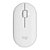Mouse sem fio Logitech Pebble M350 Branco, Silencioso, Slim Ambidestro, USB ou Bluetooth, Pilha Inclusa, 910-005770 - Imagem 1