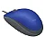 Mouse com fio USB Logitech M110 Azul, Silent, plug-and-play, 1000 DPI, 3 Botões, 910-006662 - Imagem 1