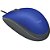 Mouse com fio USB Logitech M110 Azul, Silent, plug-and-play, 1000 DPI, 3 Botões, 910-006662 - Imagem 1