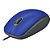 Mouse com fio USB Logitech M110 Azul, Silent, plug-and-play, 1000 DPI, 3 Botões, 910-006662 - Imagem 4