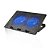 Suporte para Notebook C3Tech NBC-50BK, Para Notebooks de até 15.6", LED Azul, 2 Ventiladores - Imagem 1
