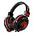 Headset Gamer C3 Tech Flycatcher PH-G10BK, P2 e USB, Preto e Vermelho - Imagem 3