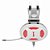 Headset Gamer Redragon Minos Lunar White, USB, Driver 50mm, Plug And Play, Branco H210W - Imagem 2