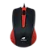 Mouse USB C3Tech MS-20RD Vermelho, Compatível com PC e Mac, Resolução de 1000 DPI, Cabo de 115cm - Imagem 1