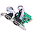 Placa Serial PCI Express com  2 Portas Seriais RS232 com Perfil Baixo - Imagem 1