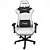Cadeira Gamer Comet Vinik, branca, ergonômica, reclinável com apoio de braço e ajuste de altura - Imagem 1