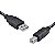 Cabo USB A para USB B para Impressora - Imagem 3