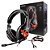 Headset Gamer Warrior Harve P2 Stereo Preto e Vermelho PH101 - Imagem 4