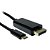 Cabo Conversor USB Tipo C Para Display Port 1.8m - Imagem 2