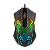 Mouse Gamer Redragon Memeanlion Honey Comb, RGB, 12400DPI, 7 Botoes, Preto, M809-K - Imagem 1