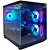 PC Gamer Crystal AMD Ryzen 5 7600, NVMe 512GB, Memória 16G DDR5, Placa de Vídeo GTX 1650, Com Wi-Fi - Imagem 1
