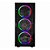 Gabinete Gamer K-Mex Divinus CG-AL10, Rainbow, Mid-Tower, Lateral de Video, Com 3 Fans, Preto, CGAL10RH001CB0X - Imagem 2