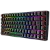 Teclado Gamer Mecânico Redragon Phantom, RGB, USB, Switch Brown, ABNT2, 75%, Preto, K629-RGB - Imagem 2