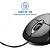 Mouse Com Fio Classic Conexão USB 1200dpi Cabo de 120cm 3 Botões Preto Multi (Multilaser) - MO300 - Imagem 5