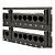 Patch Panel CAT6 48 Portas Com Guia LA-P648 PlusCable - Imagem 2