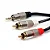 Cabo P2 Macho para 2 RCA Macho 2,0 M - Imagem 1