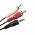 Cabo P2 Macho para 2 RCA Macho 5 Metros - Imagem 1