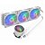 Water Cooler K-mex 360 mm WACT White RGB - Imagem 5
