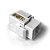 Keystone RJ45 CAT6 90 Graus PlusCable LA-K61 - Conector de Rede Profissional - Imagem 2