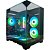 PC Gamer Crystal Aquário i5-12400F RTX 3050 32GB RGB Water Coller 240mm windows 11 PRO - Imagem 1