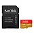 Cartao de Memoria Sandisk Extreme 256GB Micro SDXC UHS-I Com Adaptador, SDSQXAV-256G-GN6MA - Imagem 1