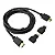 Cabo HDMI 3 em 1 com Adaptadores Micro e Mini — 1.8m — 1080p - Imagem 3