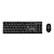 Combo Teclado e Mouse com Fio Multi CF600 ABNT2 1200 DPI Preto - TC609 - Imagem 1