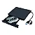 Gravador de DVD Externo USB + Tipo C Lotus - Imagem 1