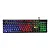 Combo Gamer 4-em-1 Kalkan Odin Lite Mouse 2400DPI, Teclado Membrana, Mousepad Speed e Headset KLK00060 - Imagem 2