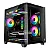Gabinete Gamer Kalkan Midgard Curve Preto Aquário Micro-ATX Painel Frontal em Vidro Curvo Sem Fans USB 3.0 KLK00072 - Imagem 1