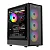 Gabinete Gamer Kalkan Muspel Flow Preto Mid Tower Sem Fans Janela Lateral em Vidro Temperado KLK00079 - Imagem 1