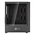 Gabinete Gamer Kalkan Vesir Preto Micro-ATX Sem Fans Painéis em Vidro Temperado Duplo USB 3.0 KLK00083 - Imagem 4