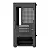 Gabinete Gamer Kalkan Hakon Preto Micro-ATX Sem Fans Vidro Temperado Duplo USB 3.0 Vista Panorâmica KLK00080 - Imagem 8