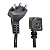 Cabo de Energia Para Computador 1.5m 90 Graus X-Cell CX-CF-10 - Imagem 1