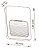 BALIZADOR LED SOBREPOR 120X90 6500K 2W IP65 ANTON BRANCO BIVOLT - Imagem 3